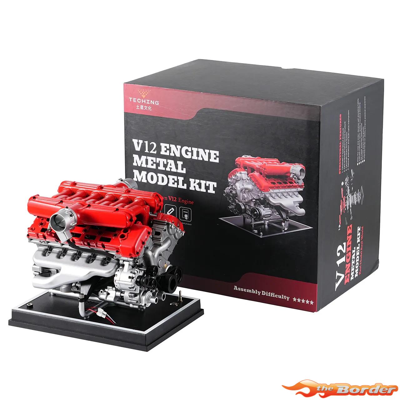 Teching DM109 V12 Engine Model Kit (Aluminium / Stainless Steel) TG-DM109