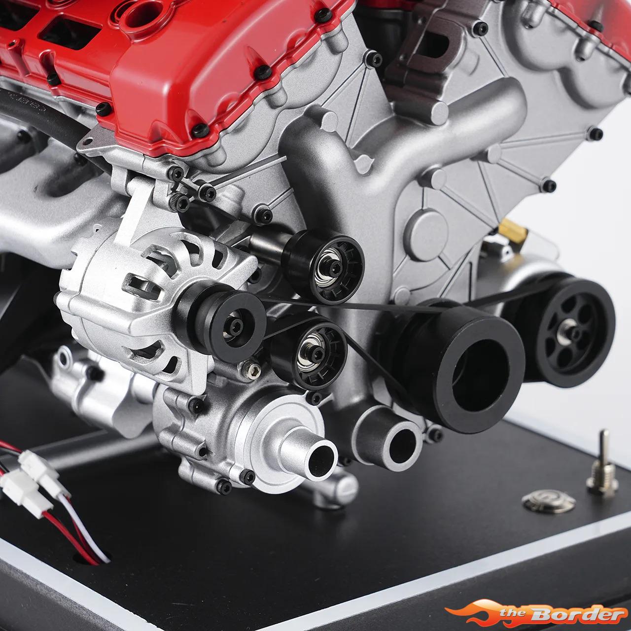 Teching DM109 V12 Engine Model Kit (Aluminium / Stainless Steel) TG-DM109 - Afbeelding 10