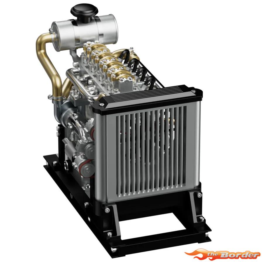 Teching DM115 Mini 4 Cylinder Diesel Engine Model Kit (Aluminium / Stainless Steel) TG-DM115 - Afbeelding 10