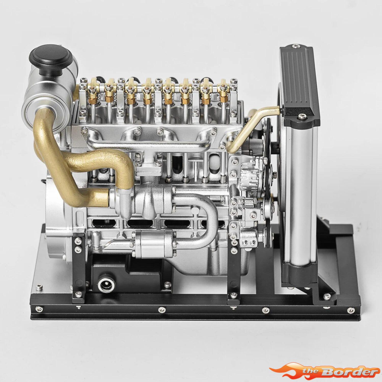 Teching DM115 Mini 4 Cylinder Diesel Engine Model Kit (Aluminium / Stainless Steel) TG-DM115 - Afbeelding 8