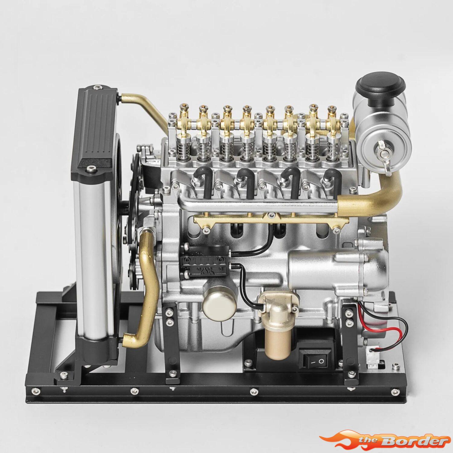 Teching DM115 Mini 4 Cylinder Diesel Engine Model Kit (Aluminium / Stainless Steel) TG-DM115 - Afbeelding 7