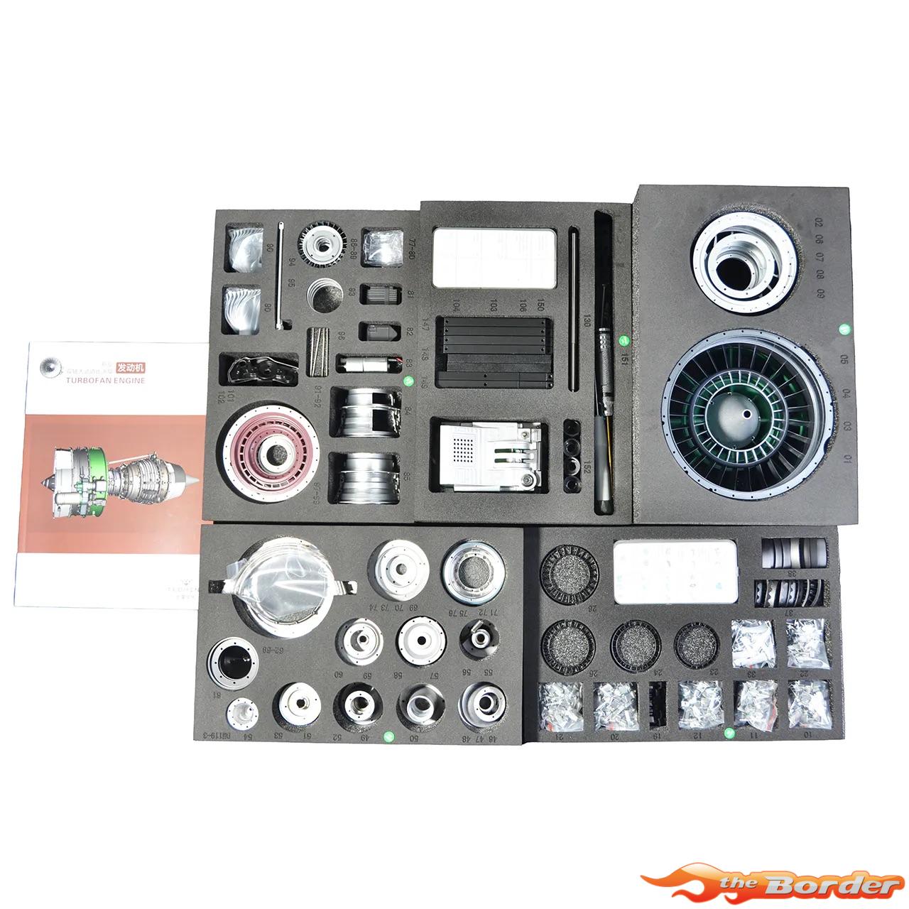 Teching DM119 Turbofan Engine Model Kit (Aluminium / Stainless Steel) TG-DM119 - Afbeelding 13