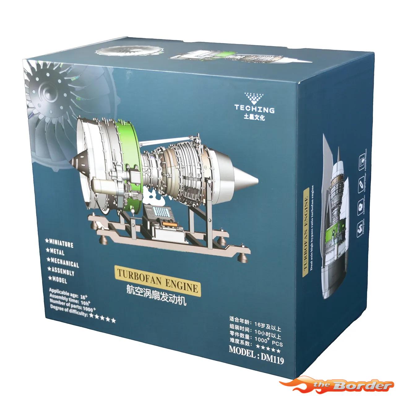Teching DM119 Turbofan Engine Model Kit (Aluminium / Stainless Steel) TG-DM119 - Afbeelding 14