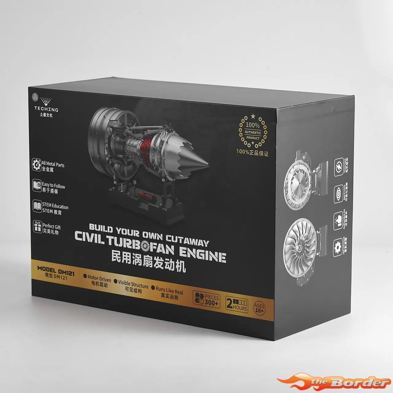 Teching DM121 Civil Turbofan Engine Model Kit (Aluminium / Stainless Steel) TG-DM121 - Afbeelding 13