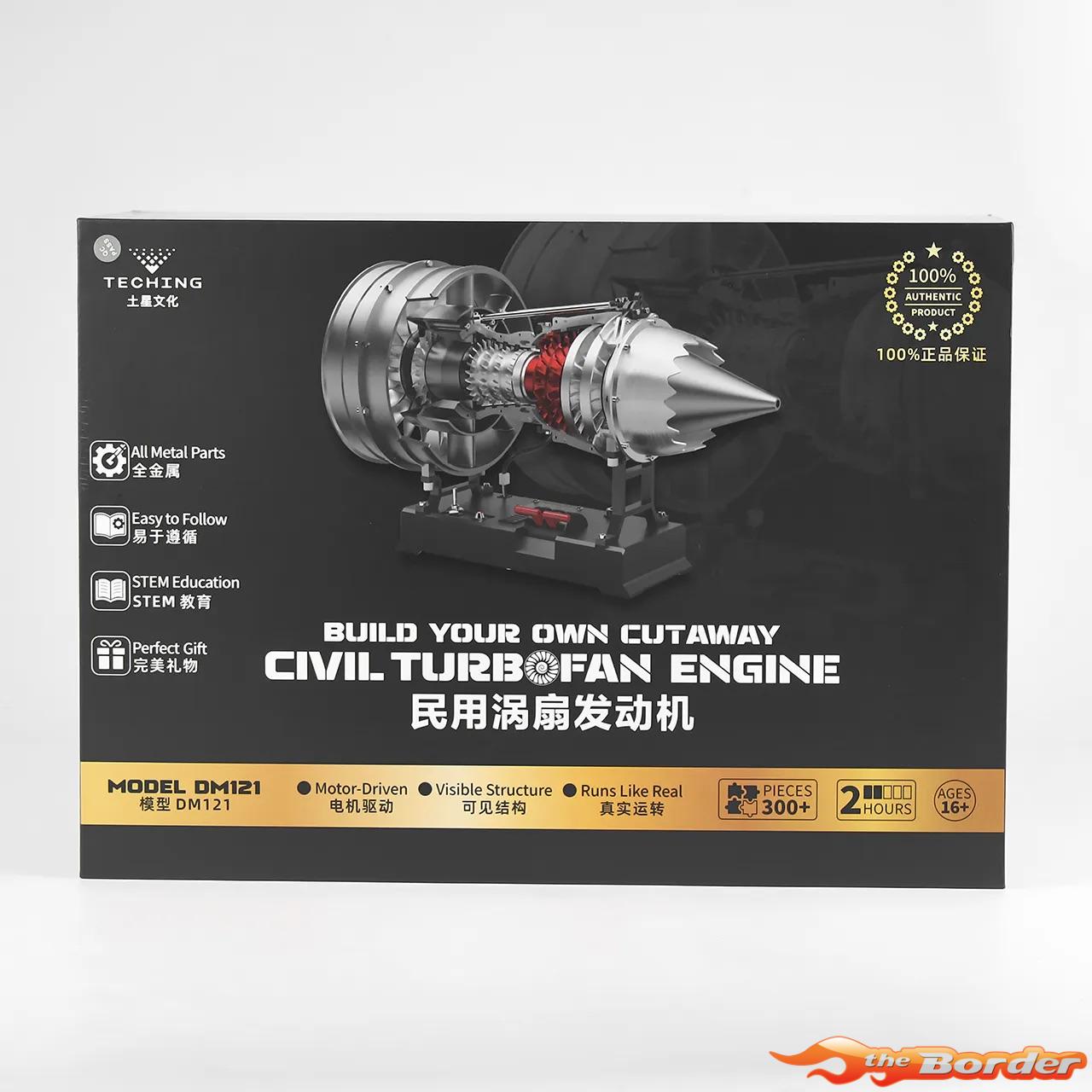 Teching DM121 Civil Turbofan Engine Model Kit (Aluminium / Stainless Steel) TG-DM121 - Afbeelding 14