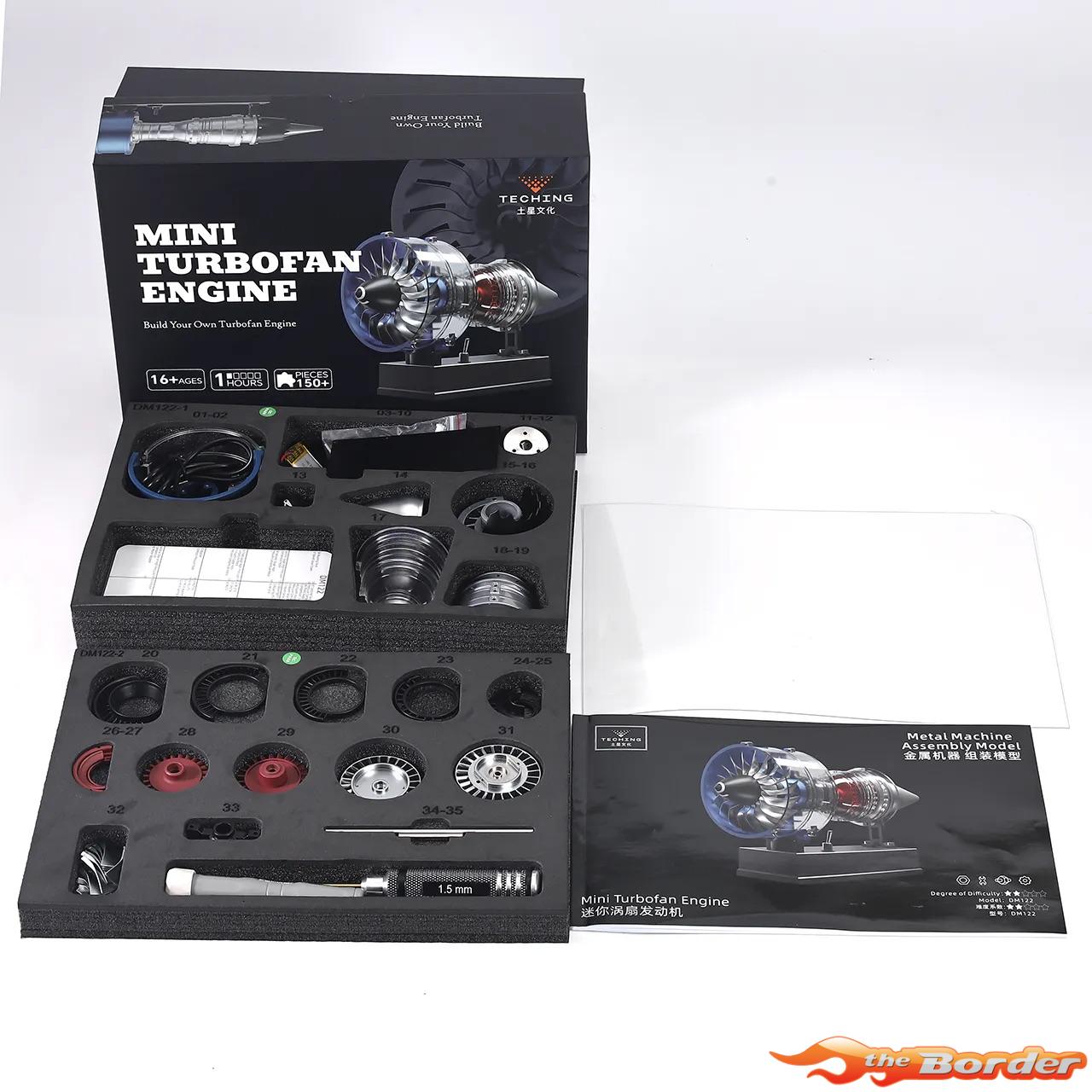 Teching DM122 Mini Turbofan Engine Model Kit (Aluminium / Stainless Steel) TG-DM122 - Afbeelding 12