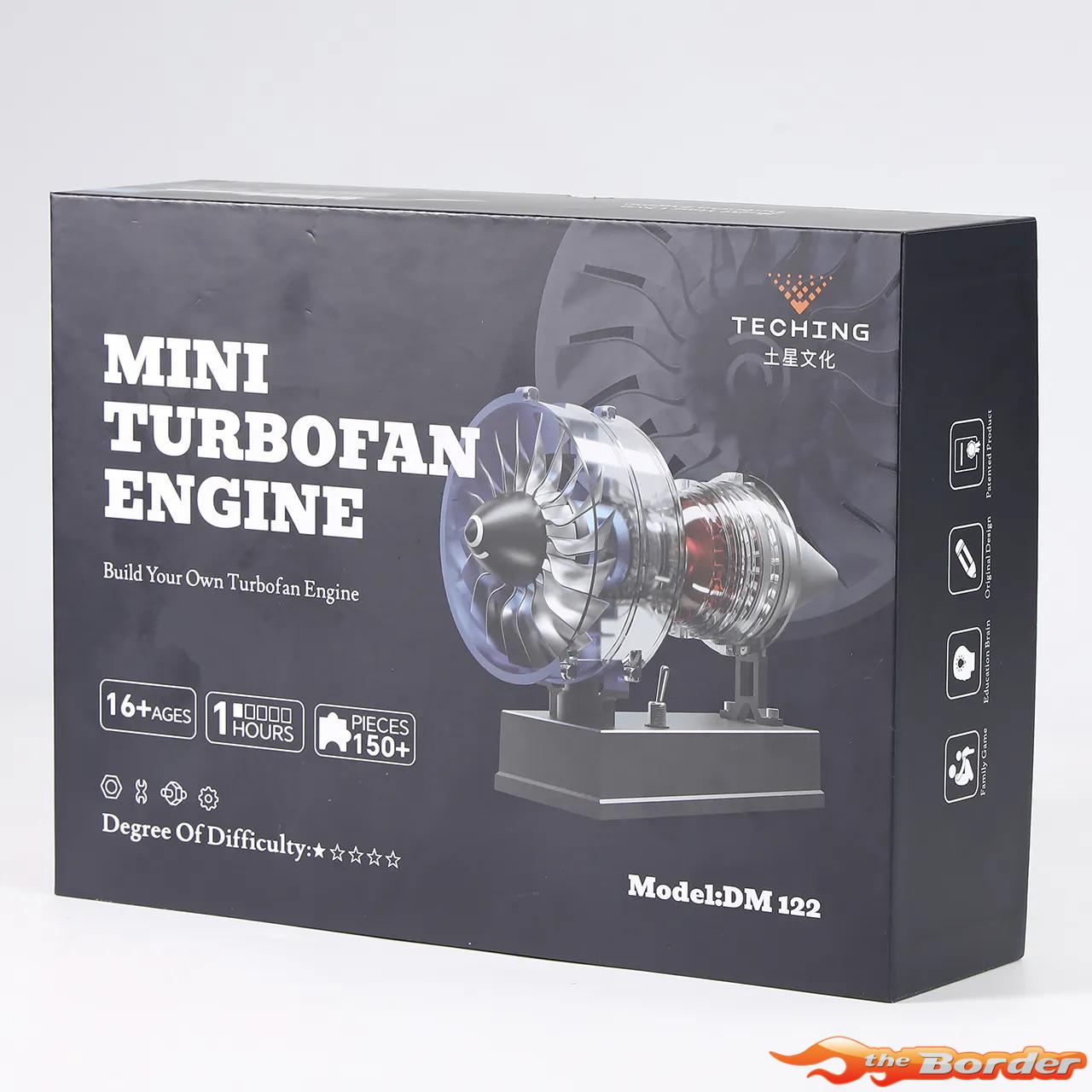 Teching DM122 Mini Turbofan Engine Model Kit (Aluminium / Stainless Steel) TG-DM122 - Afbeelding 13