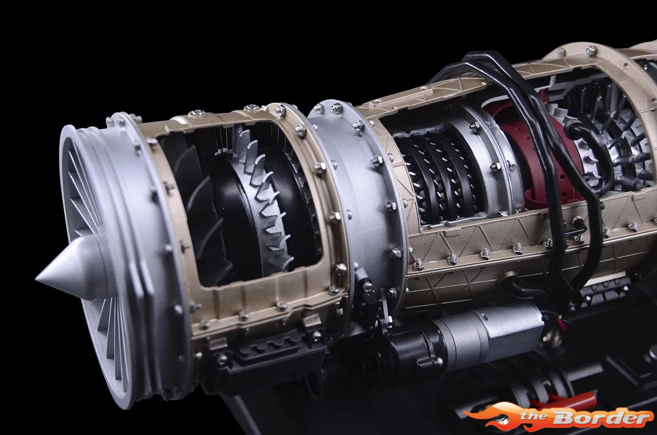 Teching DM135 Small Bypass Turbofan Engine Model Kit (Aluminium / Stainless Steel) TG-DM135 - Afbeelding 9