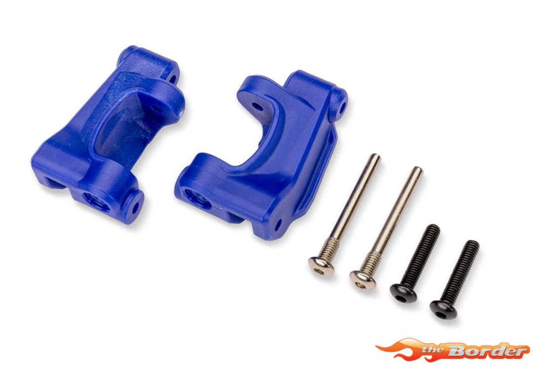 Traxxas Caster Blocks (L&R) EHD - Blauw 9136X-BLUE