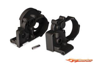 Traxxas Gearbox Halves Left & Right (Black) 3691-BLK
