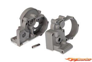 Traxxas Gearbox Halves Left & Right (Gray) 3691-GRAY