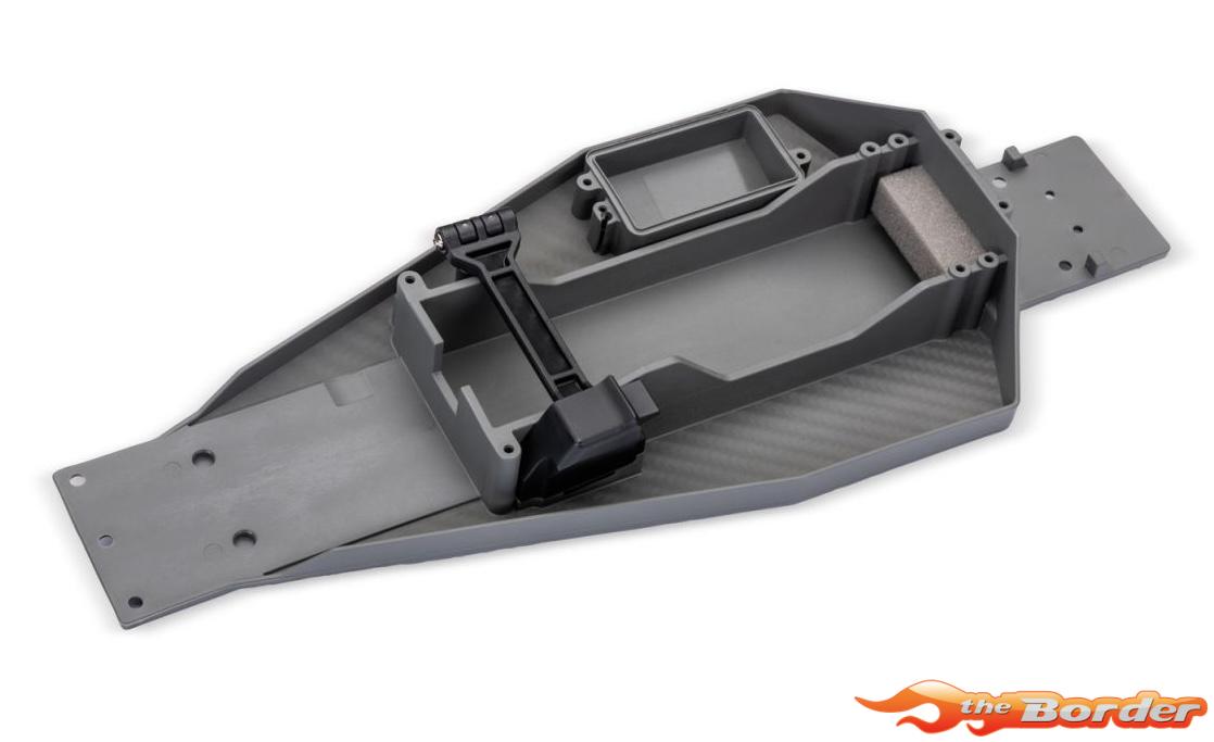 Traxxas Lower Chassis Rustler - Gray 3728-GRAY