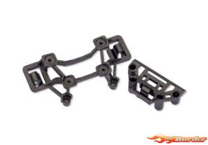 Traxxas Rustler Front & Rear Clipless Body Latches 3782