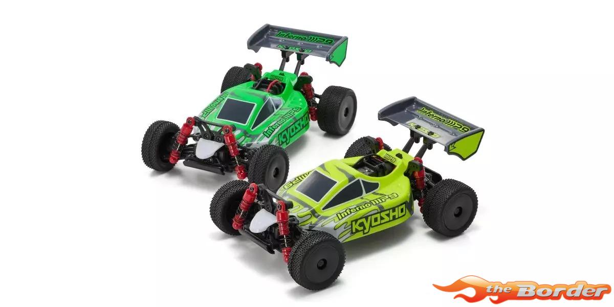 Kyosho Mini-Z Buggy MB010 Readyset INFERNO 4WD MP9 TKI Green 32097WGR - Afbeelding 8