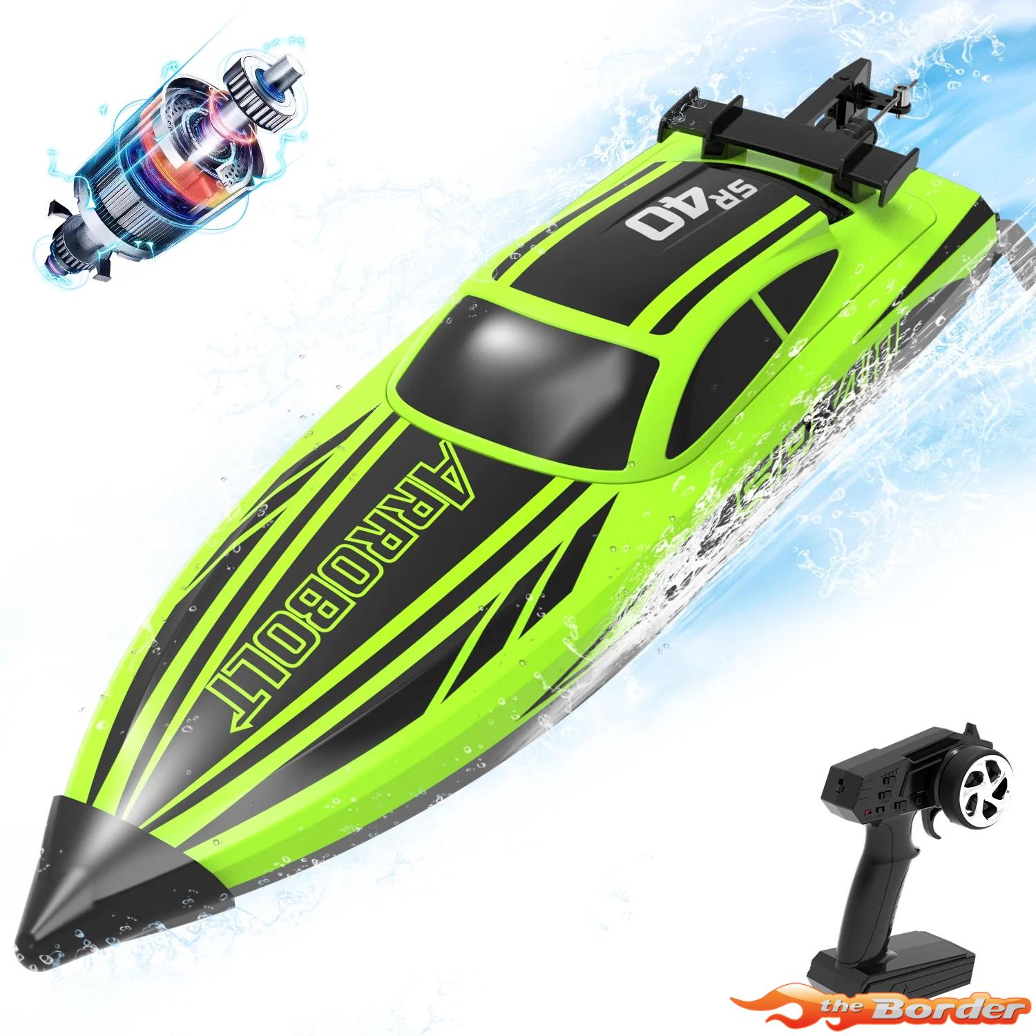Volantex Arrobolt SR40 Brushless Boot 40cm (50km/u) - Groen V797-5G-BL