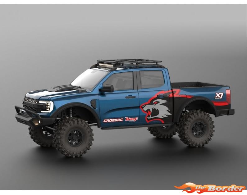 CrossRC Crawling RTR EMO X7 Brushless Blue 1/8 90100273 - Afbeelding 15