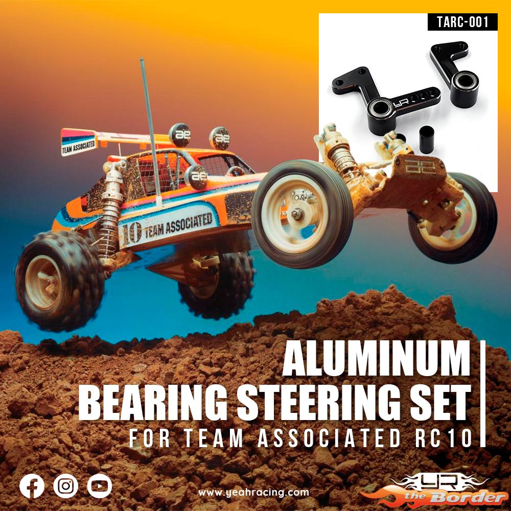 Yeah Racing Aluminium Steering Arm Set for Team Associated RC10 TARC-001BK