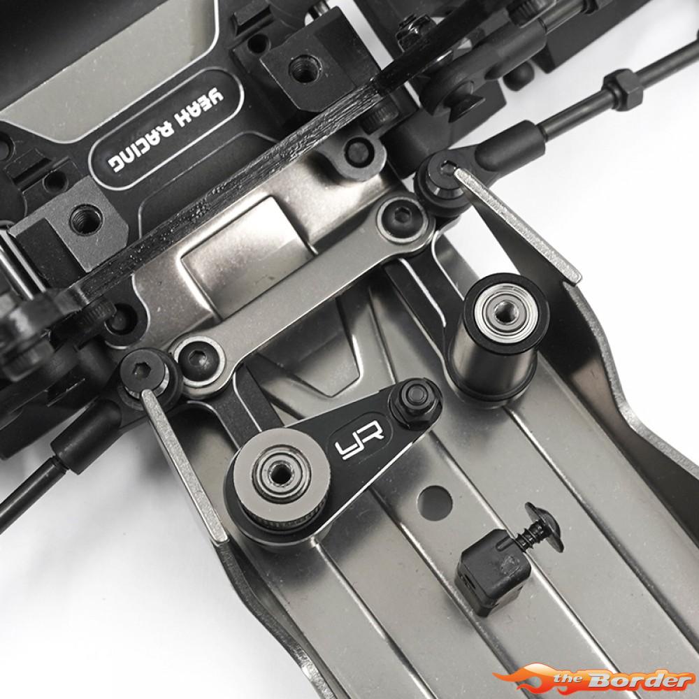 Yeah Racing Aluminium Steering Arm Set for Kyosho Ultima KYUT-007BK - Afbeelding 3