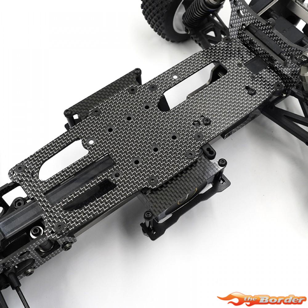 Yeah Racing Alum. Graphite Short Battery Holder for Kyosho Optima KYOP-033BK - Afbeelding 4