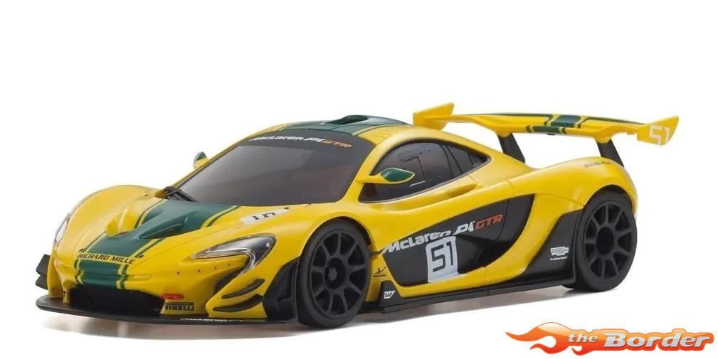 Kyosho Mini-Z MR04 RWD McLaren P1 GTR Yellow/Green 32375YG - Afbeelding 4