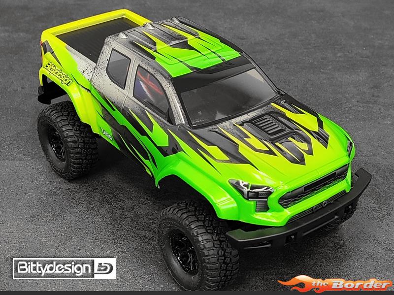 Bittydesign T400 1/18 Clear Lexan Body for TRX-4M BD-TRX-18WT400 - Afbeelding 8