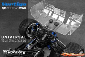 BittyDesign Vertigo Wing 1.5mm for 1/10 Off-Road Cars (2pcs.) BD-W10-VRTH