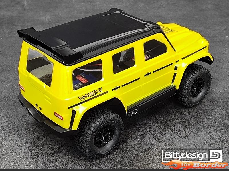 Bittydesign W464 1/18 Clear Lexan Body for TRX-4M BD-TRX-W464 - Afbeelding 3