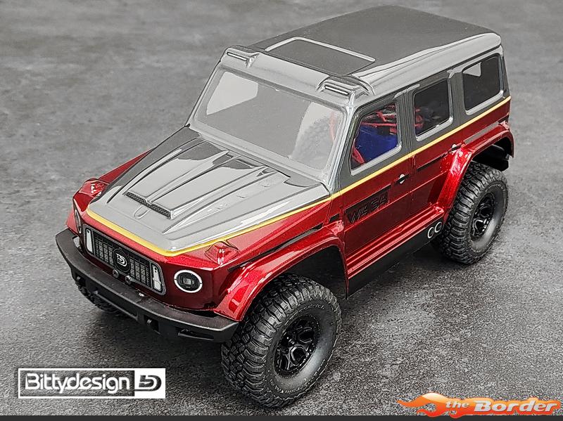 Bittydesign W464 1/18 Clear Lexan Body for TRX-4M BD-TRX-W464 - Afbeelding 4