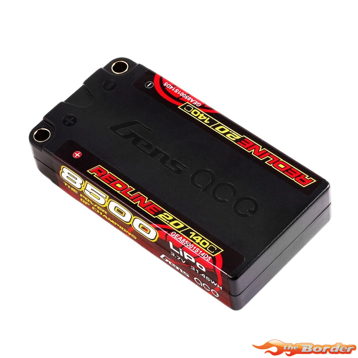 GensAce Redline 2.0 1S 3.7V 140C 8500mAh GEA85001S14D5 - Afbeelding 4