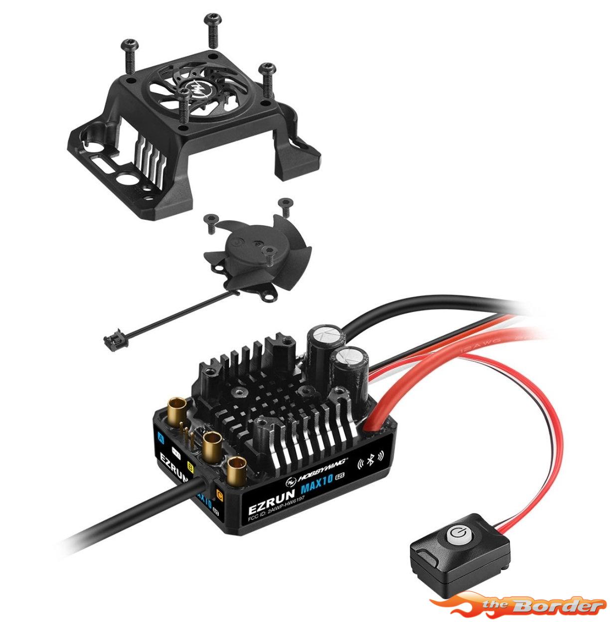 Hobbywing Ezrun MAX10 G2S ESC Sensorless 140Amp 2-4S LiPo 30102500 - Afbeelding 3