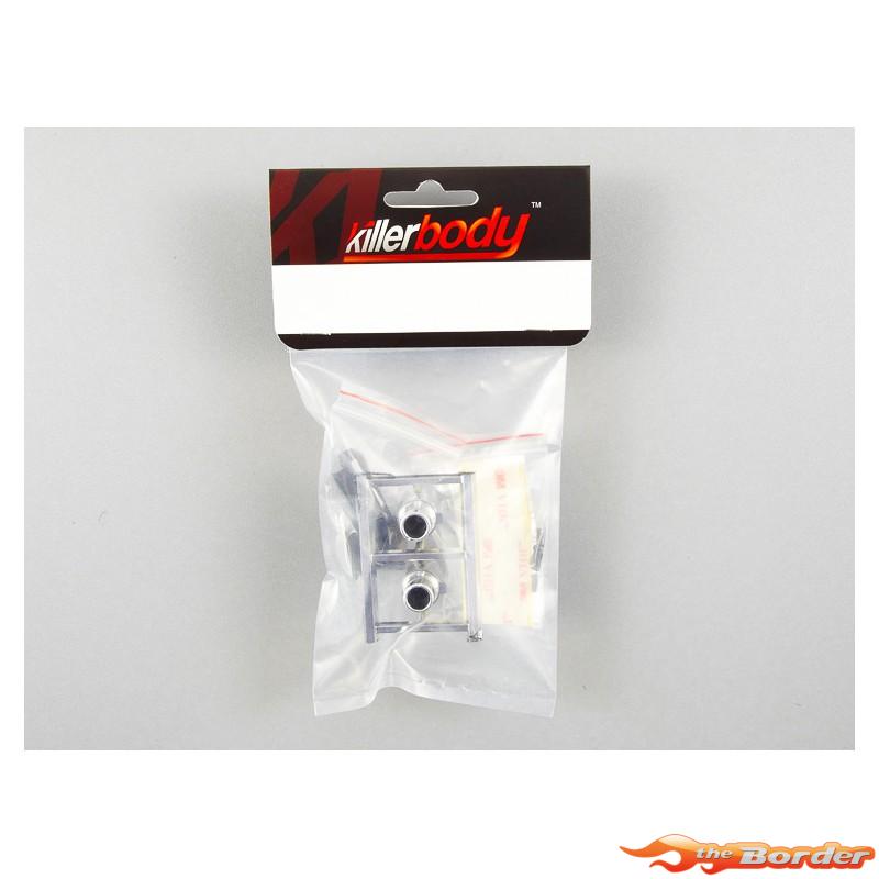 KillerBody Chrome Exhaust Set Type C w/o Led KB48284 - Afbeelding 2