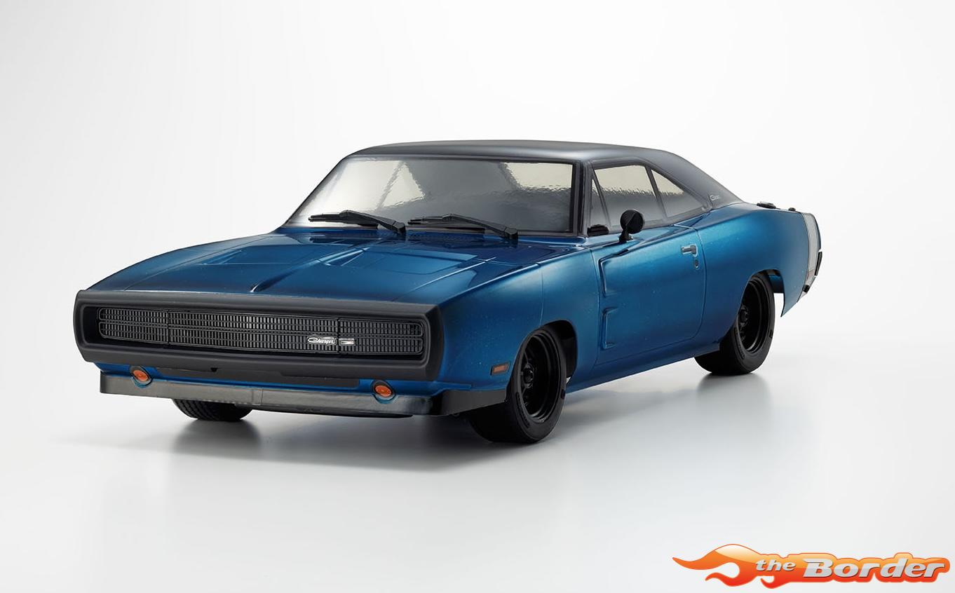 Kyosho 1/10 RTR 4WD Fazer FZ02 Dodge Charger 1970 Tuned Blue 34475T1B - Afbeelding 4