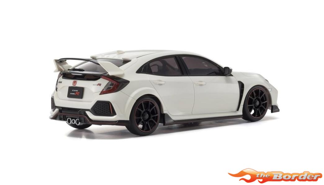 Kyosho Mini-Z AWD Honda Civic Type R White 32661W - Afbeelding 4
