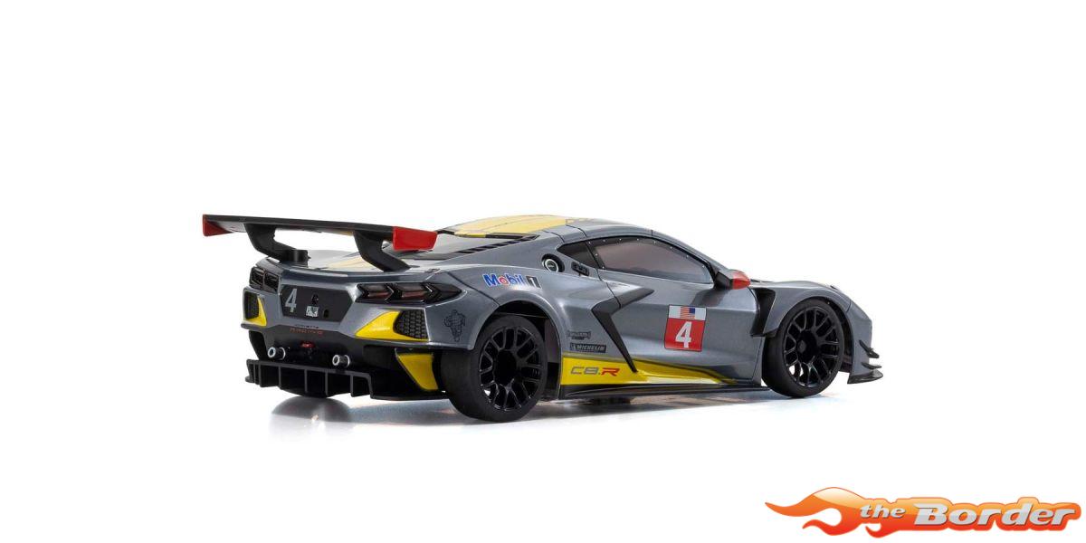 Kyosho Mini-Z MR04 RWD Chevrolet Corvette C8-R Yellow/Gunmetal 32356GM - Afbeelding 3