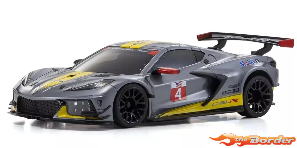 Kyosho Mini-Z MR04 RWD Chevrolet Corvette C8-R Yellow/Gunmetal 32356GM - Afbeelding 2