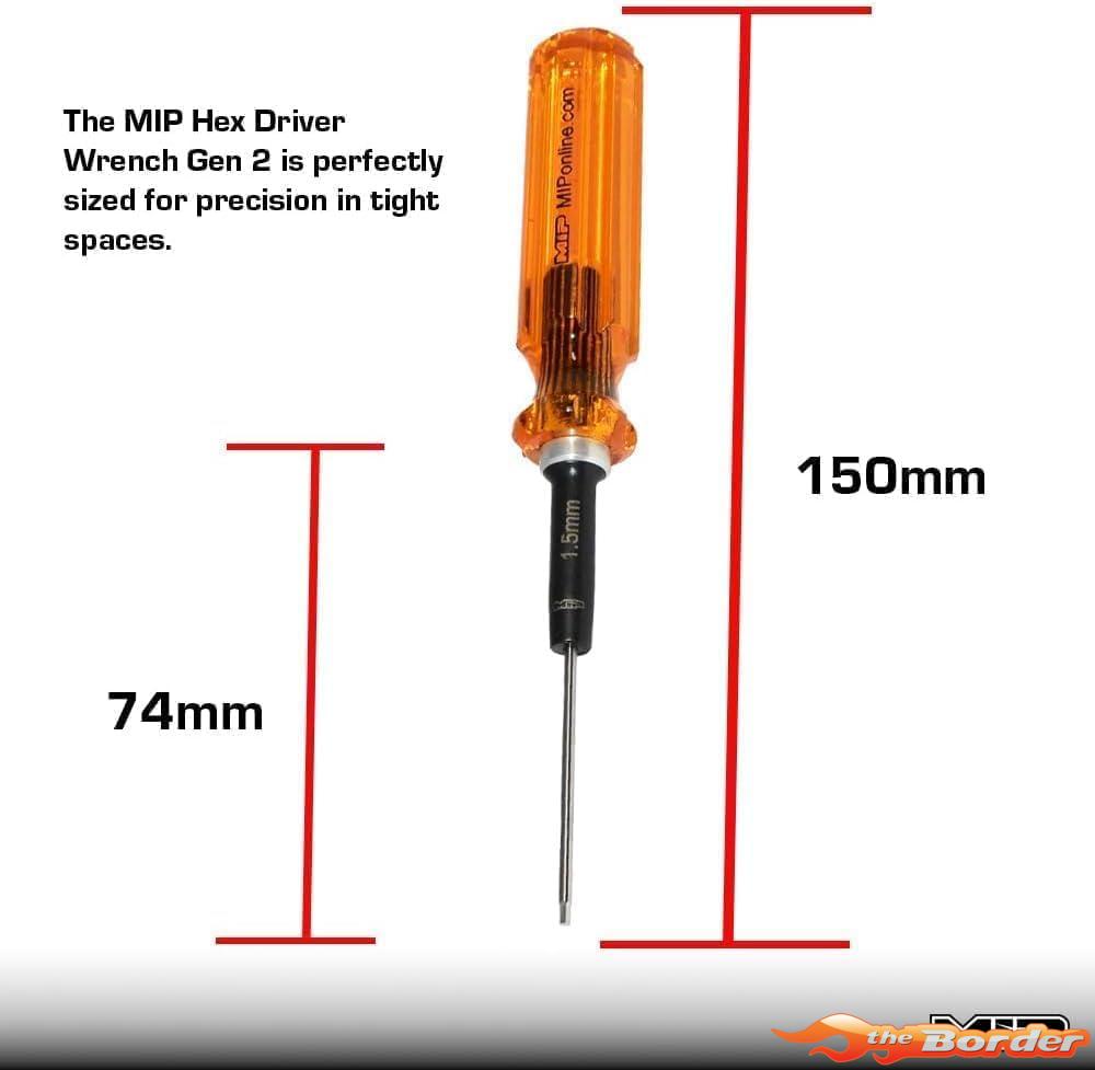 MIP Wrench Set Hex 1.5mm / 2.0mm / 2.5mm Gen2 MP9602 - Afbeelding 5