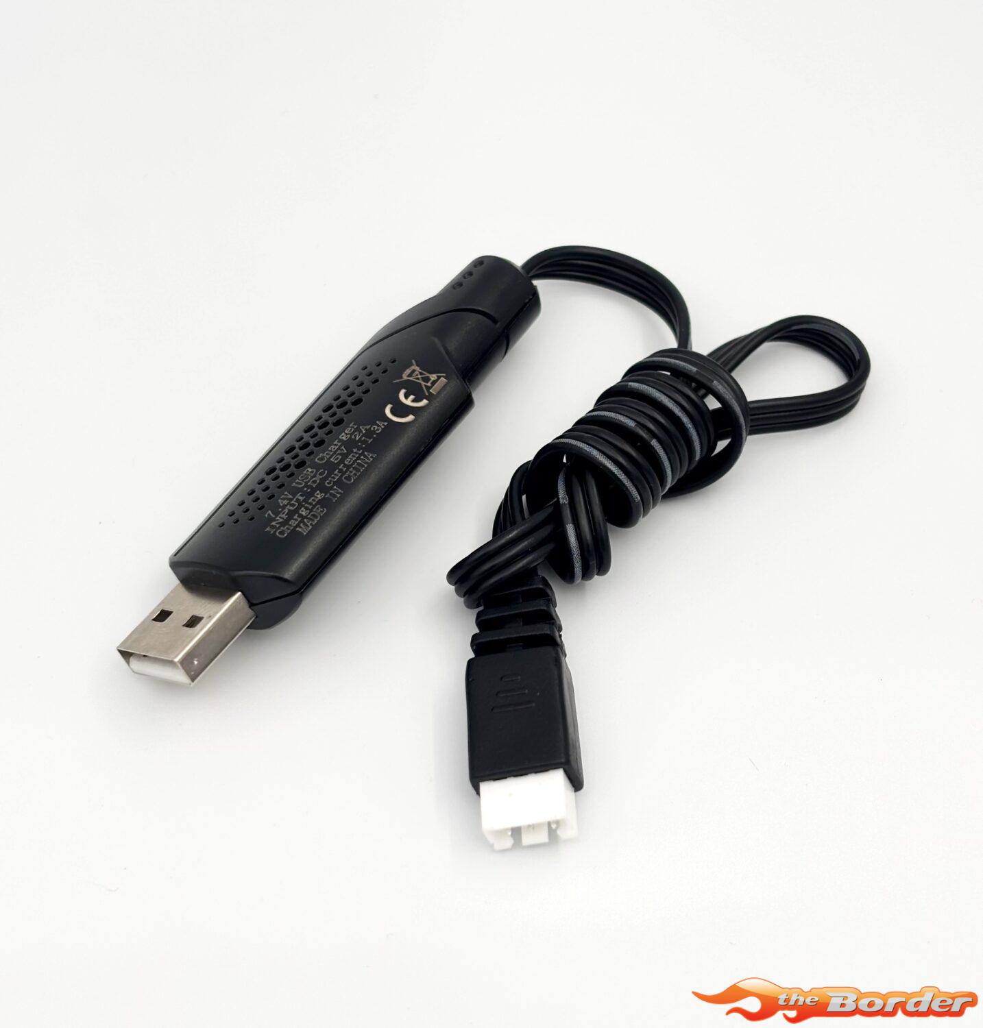 MJX Hyper Go USB Charger 7.4V 1300mAh Li-ion XH-plug MX-JC2050 - Afbeelding 2