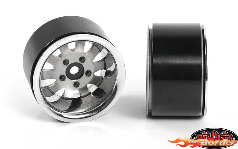 RC4WD 5-Lug Steel Wheels w/Beautfy Ring (Silver) 1.9 Beadlock Wheels (Z-W0327) (4) RC4ZW0327 - Afbeelding 5