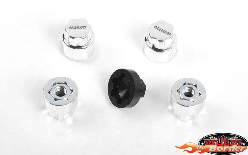 RC4WD 5-Lug Steel Wheels w/Beautfy Ring (Silver) 1.9 Beadlock Wheels (Z-W0327) (4) RC4ZW0327 - Afbeelding 6