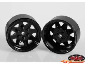 RC4WD 6-Lug Wagon Stamped Steel 1.9 Beadlock Wheels Black (Z-W0130) (4) RC4ZW0130