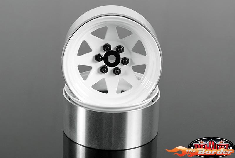 RC4WD 6-Lug Wagon Stamped Steel 2.2 Beadlock Wheels White (Z-W0130) (4) RC4ZW0146 - Afbeelding 6