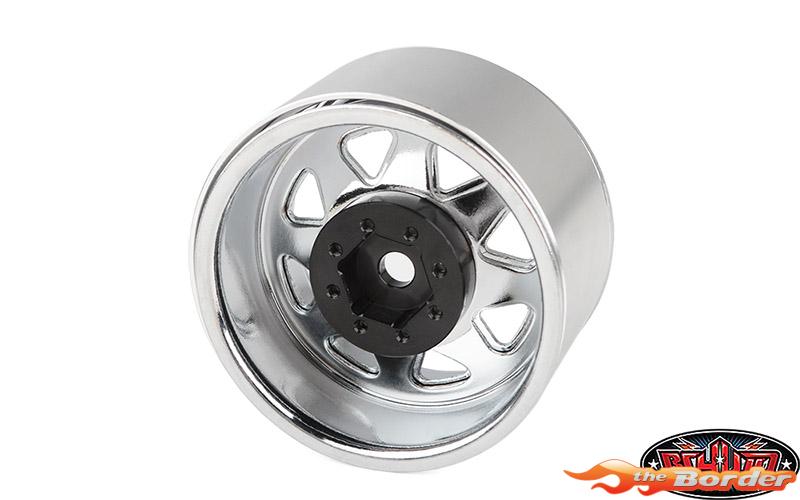 RC4WD 8-Lug Deep Dish Wagon Stamped Steel 1.9 Beadlock Wheels Chrome (Z-W0079) (4) RC4ZW0079 - Afbeelding 6