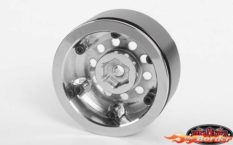 RC4WD Classic 10-Hole Chrome 1.9 Beadlock Wheels (Z-W0296) (4) RC4ZW0296 - Afbeelding 3
