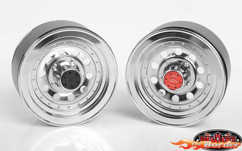 RC4WD Classic 10-Hole Chrome 1.9 Beadlock Wheels (Z-W0296) (4) RC4ZW0296