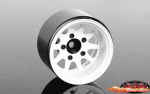 RC4WD Deep Dish Wagon Stamped Steel 1.55 Beadlock Wheels White (Z-W0284) (4) RC4ZW0284