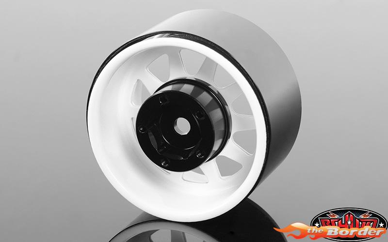 RC4WD Deep Dish Wagon Stamped Steel 1.55 Beadlock Wheels White (Z-W0284) (4) RC4ZW0284 - Afbeelding 4