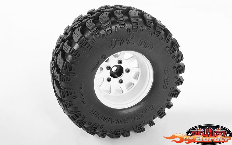 RC4WD Deep Dish Wagon Stamped Steel 1.55 Beadlock Wheels White (Z-W0284) (4) RC4ZW0284 - Afbeelding 2