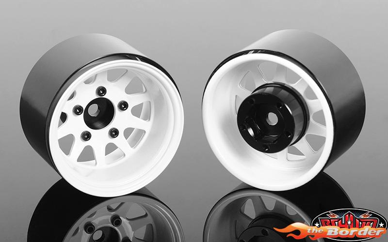 RC4WD Deep Dish Wagon Stamped Steel 1.55 Beadlock Wheels White (Z-W0284) (4) RC4ZW0284 - Afbeelding 5