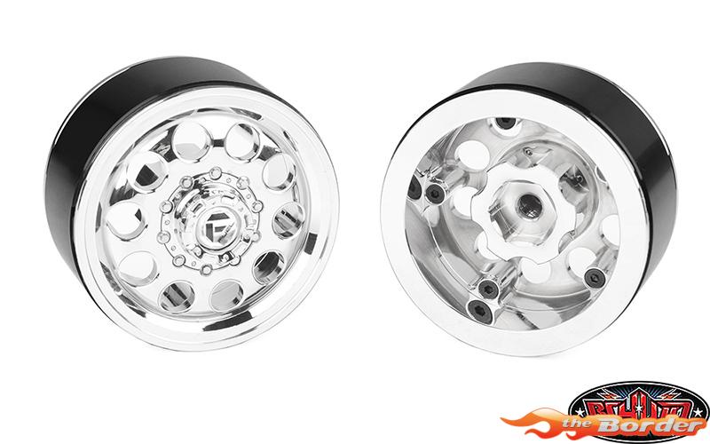 RC4WD Fuel Off-Road 1.9" FF31 Beadlock Wheels (Chrome, Front) (2) (Z-W0352) RC4ZW0352 - Afbeelding 6