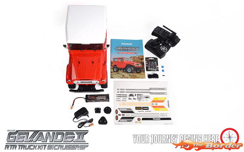 RC4WD Gelande II RTR w/Land Rover Defender D90 Hard Bodyset Red RC4ZRTR0047